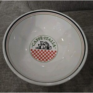 Vintage Himark Large Serving Bowl 12"Made in Italy CAFFÉ-ITALIA Discontinued